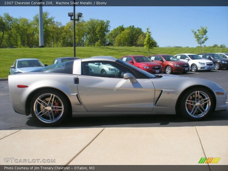 Machine Silver Metallic / Ebony 2007 Chevrolet Corvette Z06