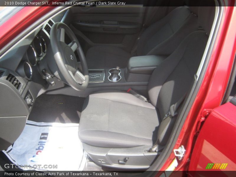 Inferno Red Crystal Pearl / Dark Slate Gray 2010 Dodge Charger SXT