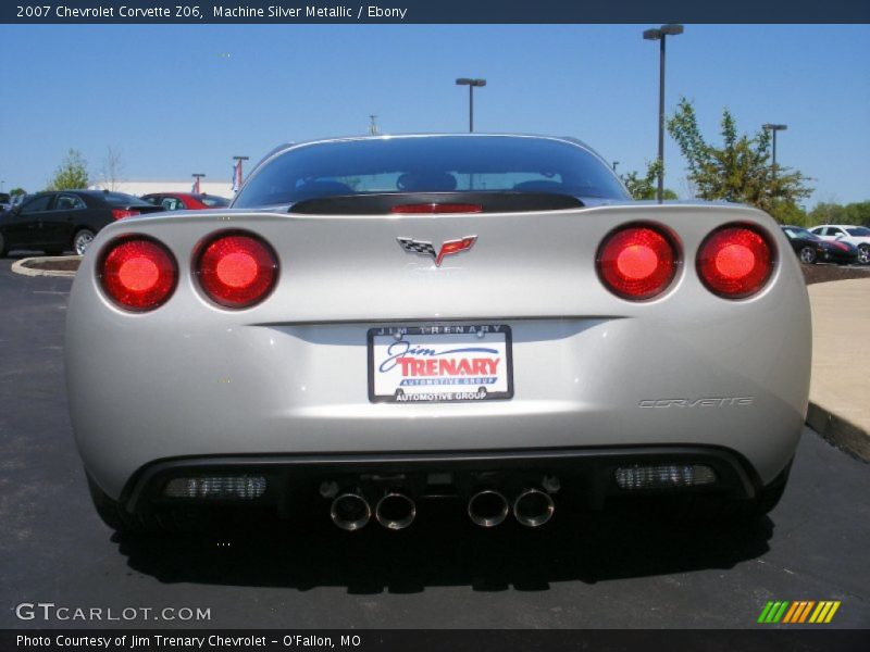Machine Silver Metallic / Ebony 2007 Chevrolet Corvette Z06