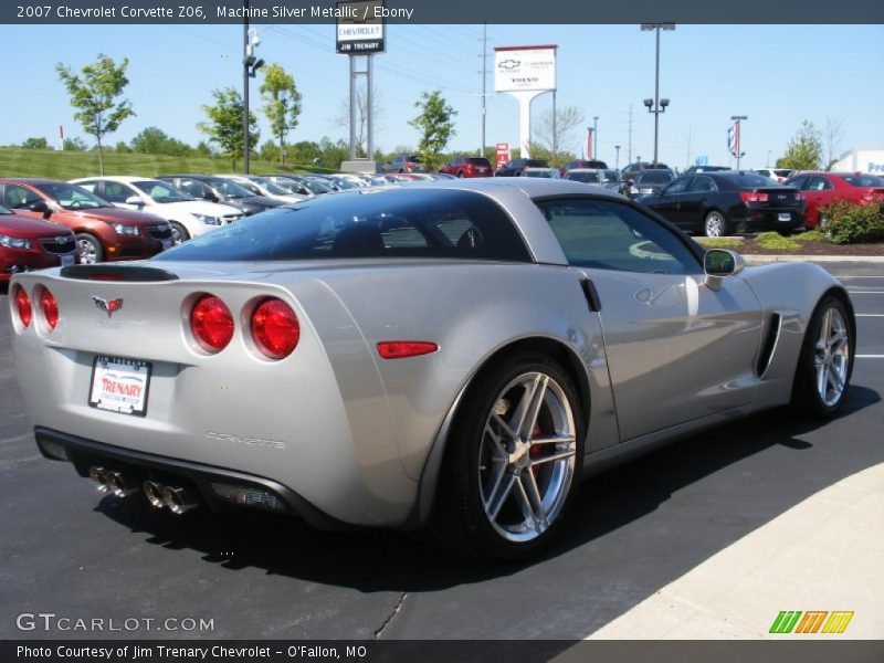 Machine Silver Metallic / Ebony 2007 Chevrolet Corvette Z06