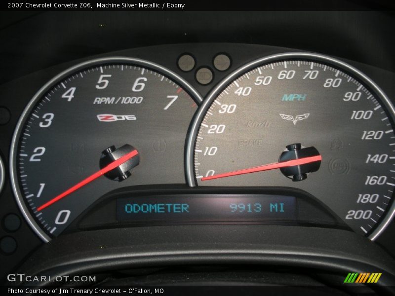 Machine Silver Metallic / Ebony 2007 Chevrolet Corvette Z06