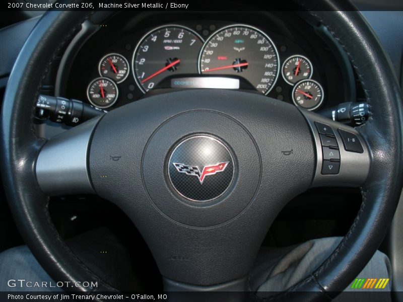 Machine Silver Metallic / Ebony 2007 Chevrolet Corvette Z06