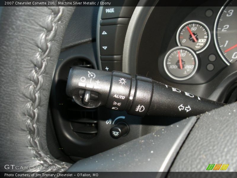 Machine Silver Metallic / Ebony 2007 Chevrolet Corvette Z06