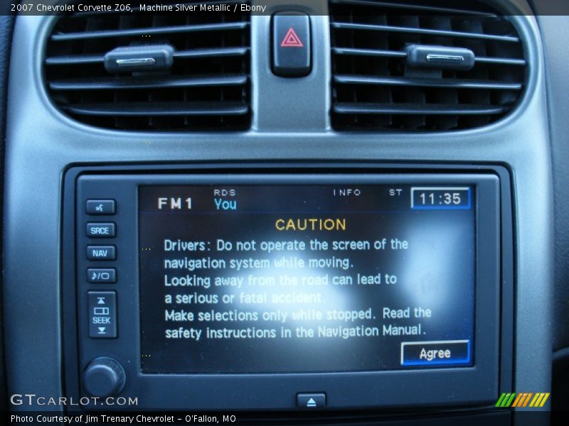 Machine Silver Metallic / Ebony 2007 Chevrolet Corvette Z06