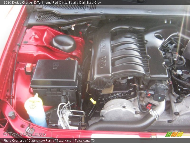 Inferno Red Crystal Pearl / Dark Slate Gray 2010 Dodge Charger SXT