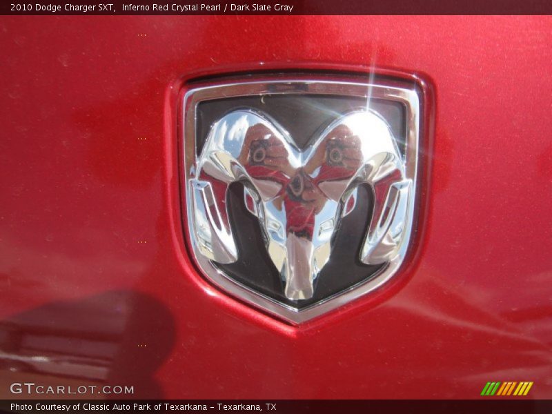 Inferno Red Crystal Pearl / Dark Slate Gray 2010 Dodge Charger SXT