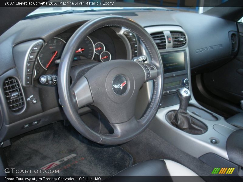 Machine Silver Metallic / Ebony 2007 Chevrolet Corvette Z06