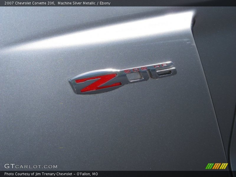Machine Silver Metallic / Ebony 2007 Chevrolet Corvette Z06
