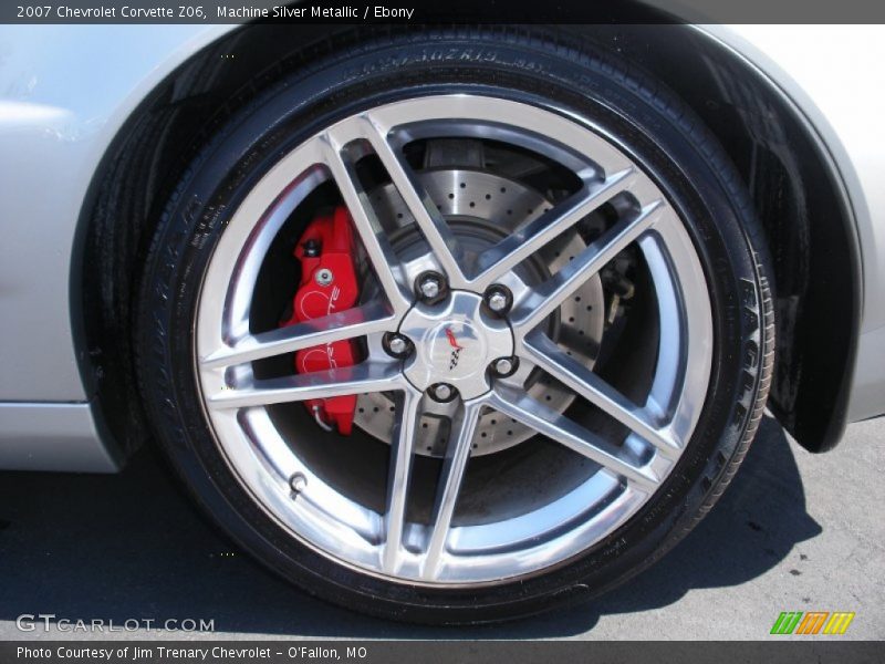 Machine Silver Metallic / Ebony 2007 Chevrolet Corvette Z06