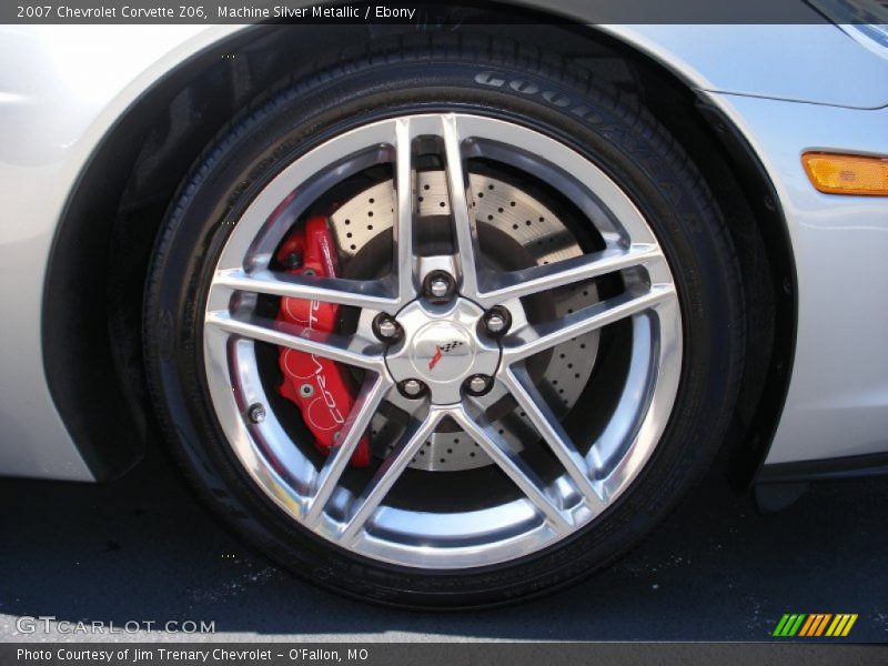 Machine Silver Metallic / Ebony 2007 Chevrolet Corvette Z06