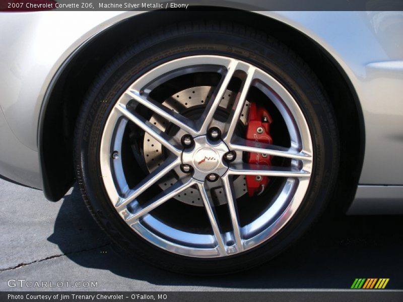 Machine Silver Metallic / Ebony 2007 Chevrolet Corvette Z06