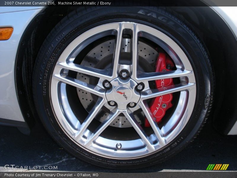 Machine Silver Metallic / Ebony 2007 Chevrolet Corvette Z06