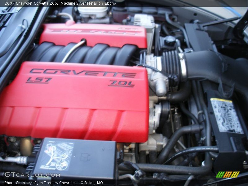Machine Silver Metallic / Ebony 2007 Chevrolet Corvette Z06