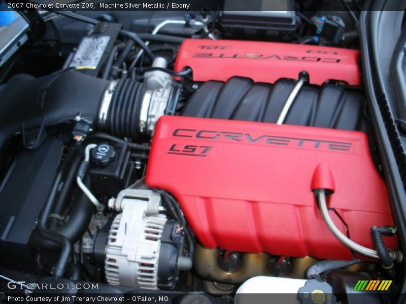 Machine Silver Metallic / Ebony 2007 Chevrolet Corvette Z06