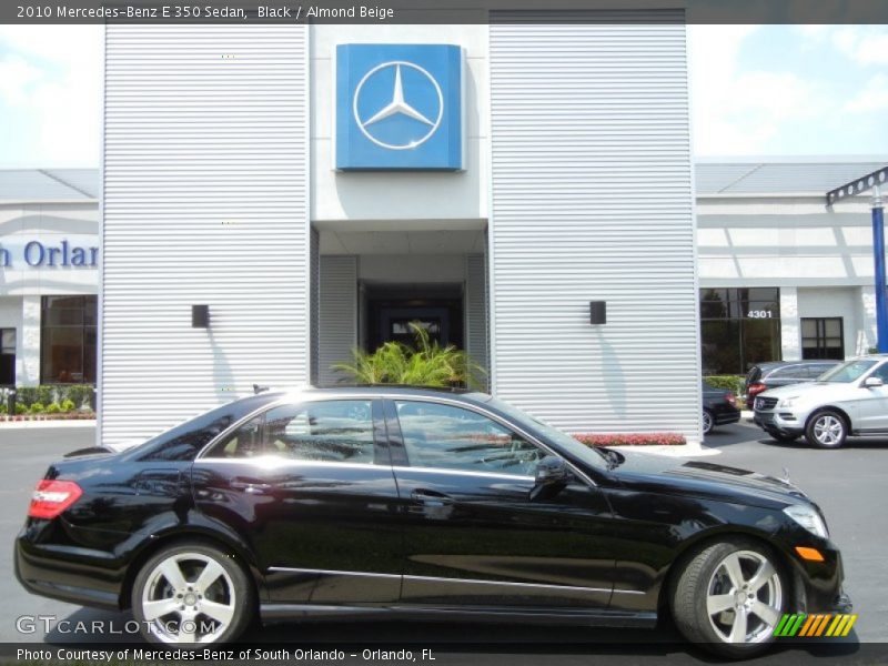 Black / Almond Beige 2010 Mercedes-Benz E 350 Sedan