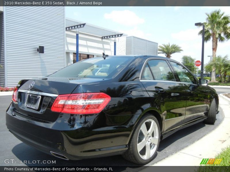 Black / Almond Beige 2010 Mercedes-Benz E 350 Sedan