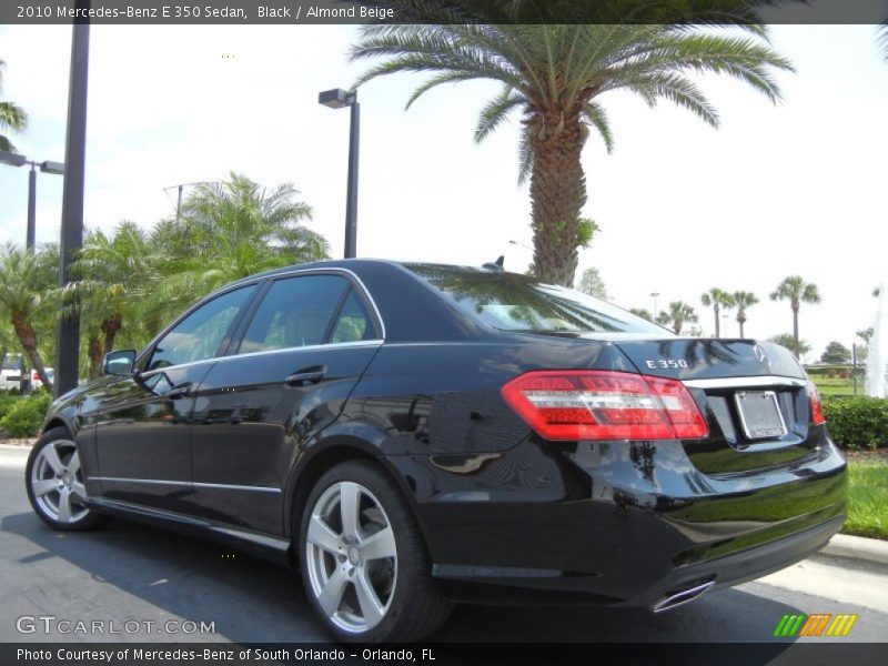 Black / Almond Beige 2010 Mercedes-Benz E 350 Sedan
