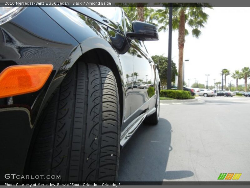 Black / Almond Beige 2010 Mercedes-Benz E 350 Sedan