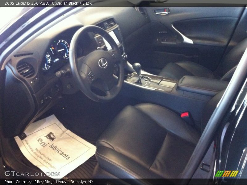 Obsidian Black / Black 2009 Lexus IS 250 AWD