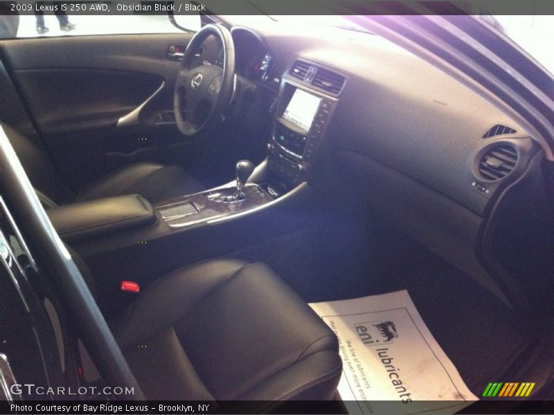 Obsidian Black / Black 2009 Lexus IS 250 AWD