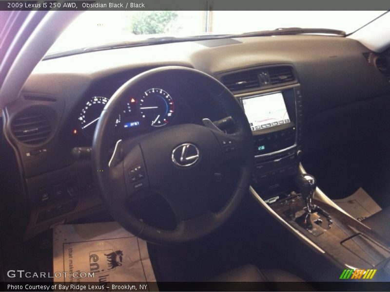 Obsidian Black / Black 2009 Lexus IS 250 AWD