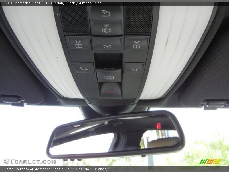 Black / Almond Beige 2010 Mercedes-Benz E 350 Sedan