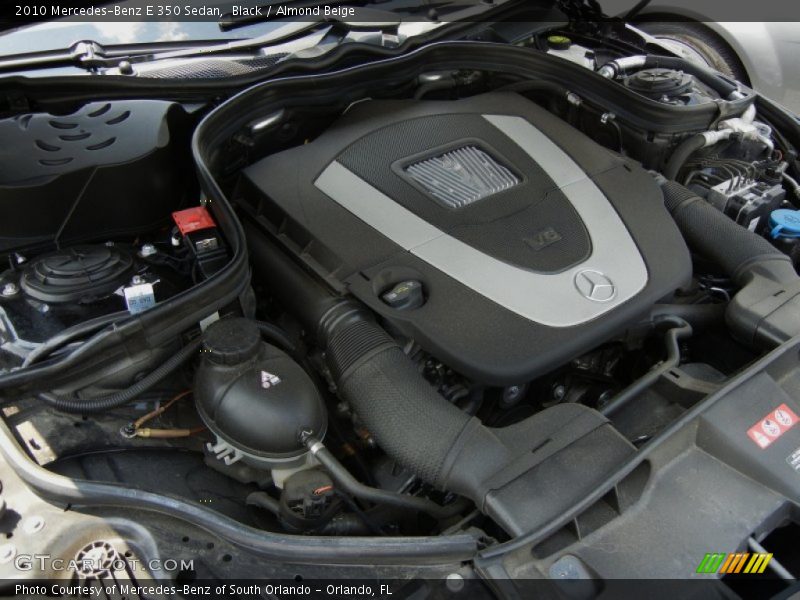 Black / Almond Beige 2010 Mercedes-Benz E 350 Sedan