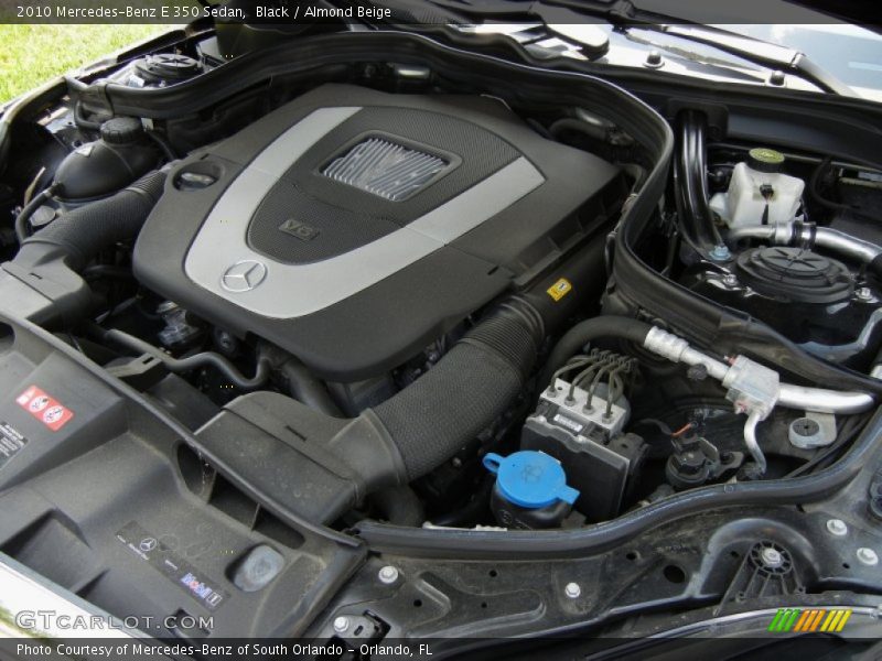 Black / Almond Beige 2010 Mercedes-Benz E 350 Sedan