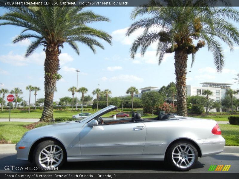  2009 CLK 350 Cabriolet Iridium Silver Metallic