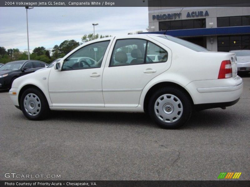 Campanella White / Beige 2004 Volkswagen Jetta GL Sedan