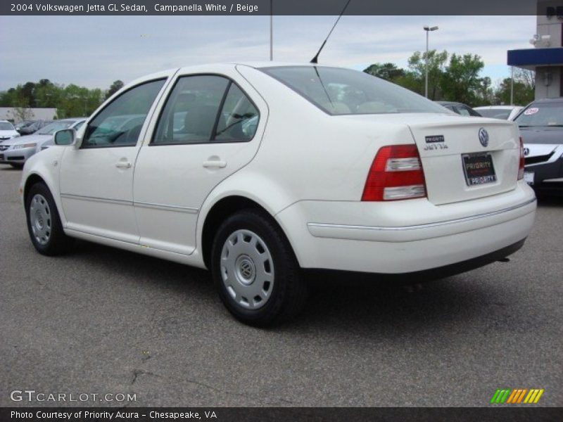 Campanella White / Beige 2004 Volkswagen Jetta GL Sedan
