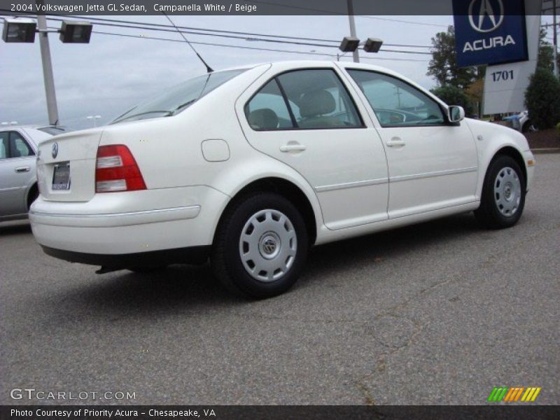 Campanella White / Beige 2004 Volkswagen Jetta GL Sedan