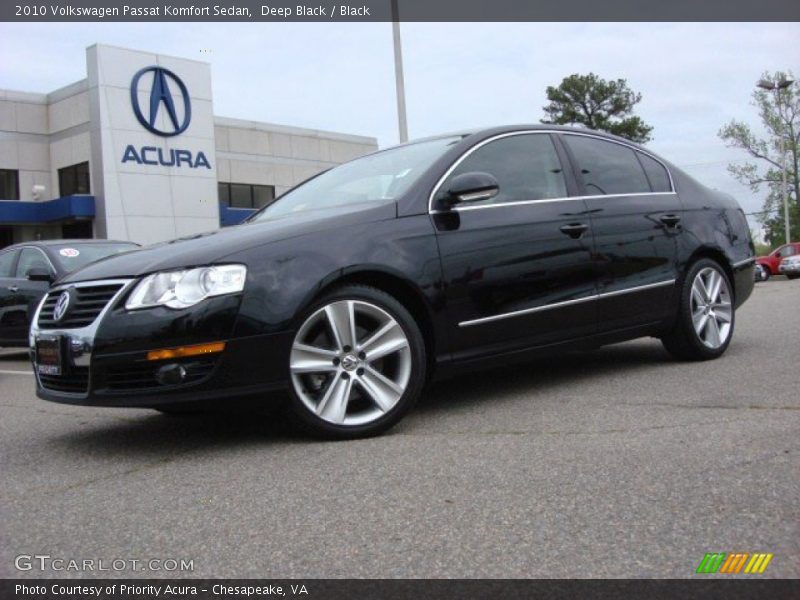 Deep Black / Black 2010 Volkswagen Passat Komfort Sedan
