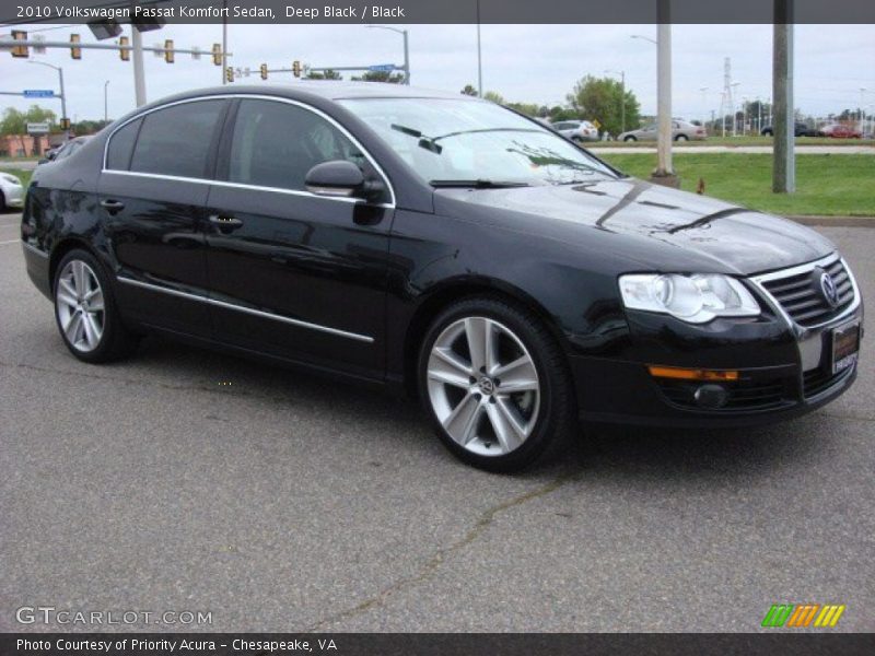 Deep Black / Black 2010 Volkswagen Passat Komfort Sedan