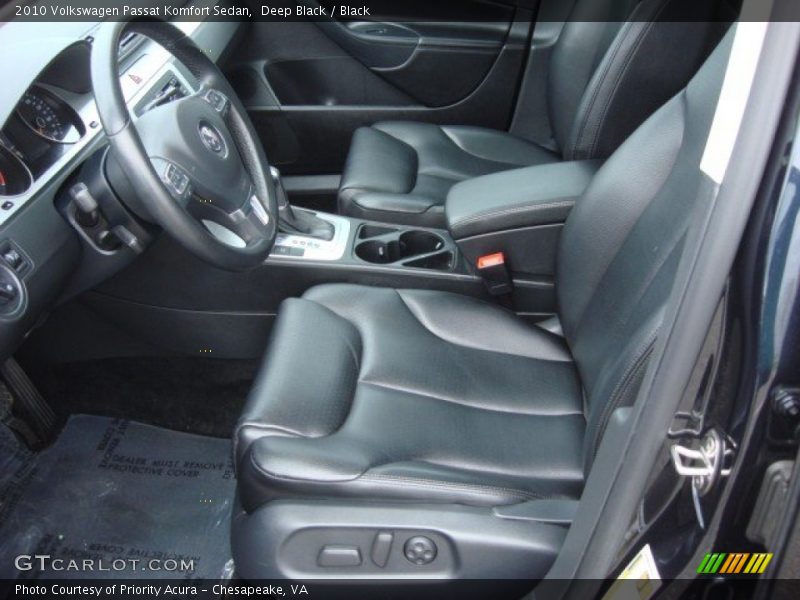 Deep Black / Black 2010 Volkswagen Passat Komfort Sedan