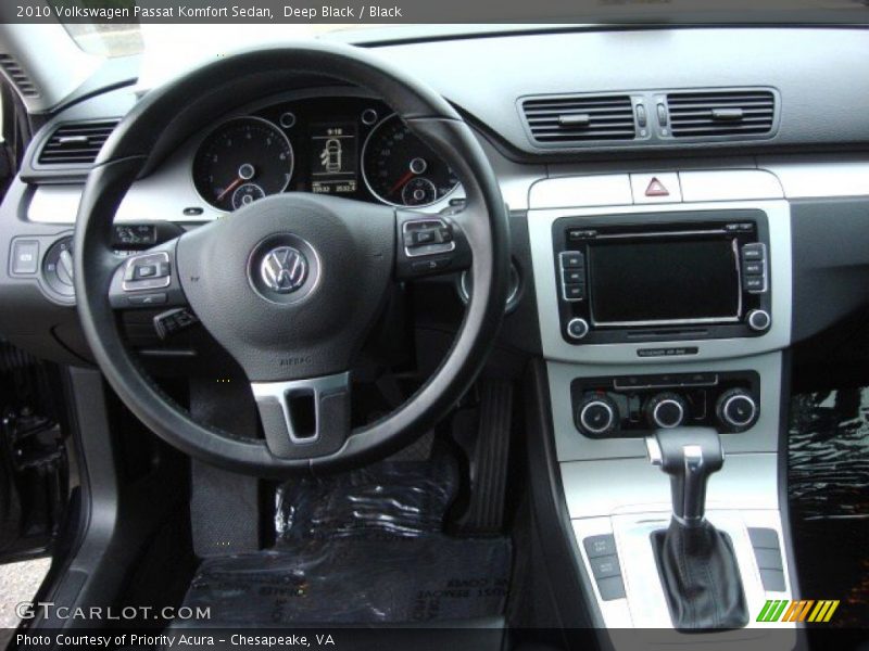 Deep Black / Black 2010 Volkswagen Passat Komfort Sedan