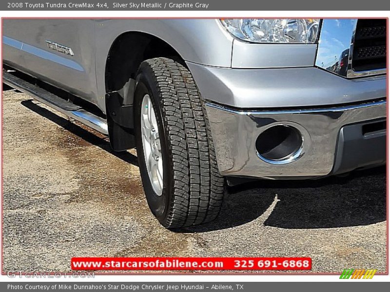 Silver Sky Metallic / Graphite Gray 2008 Toyota Tundra CrewMax 4x4