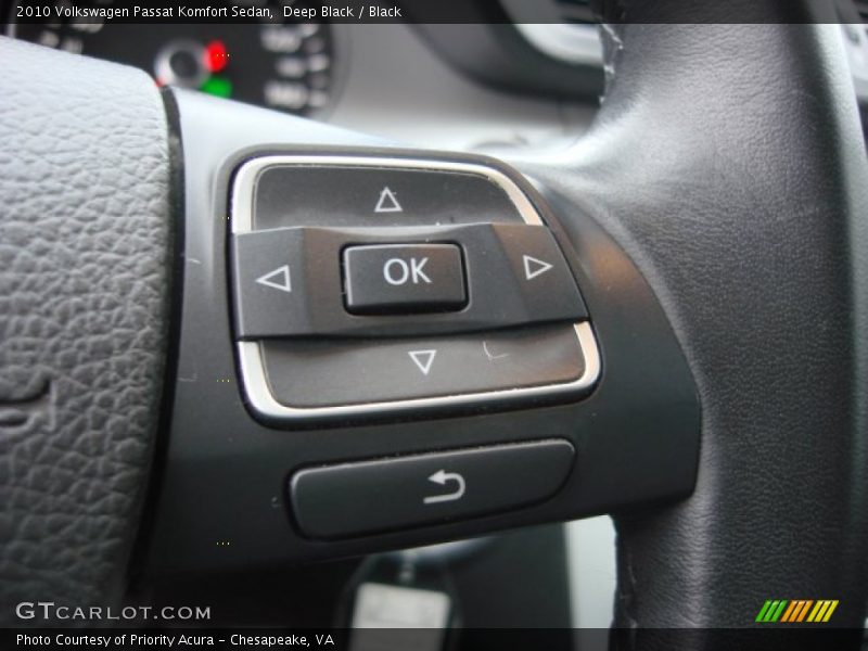 Deep Black / Black 2010 Volkswagen Passat Komfort Sedan