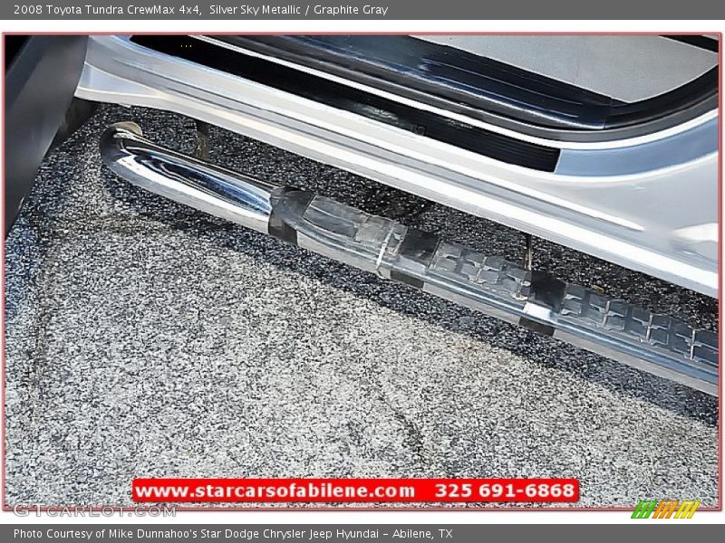 Silver Sky Metallic / Graphite Gray 2008 Toyota Tundra CrewMax 4x4