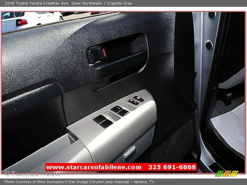Silver Sky Metallic / Graphite Gray 2008 Toyota Tundra CrewMax 4x4