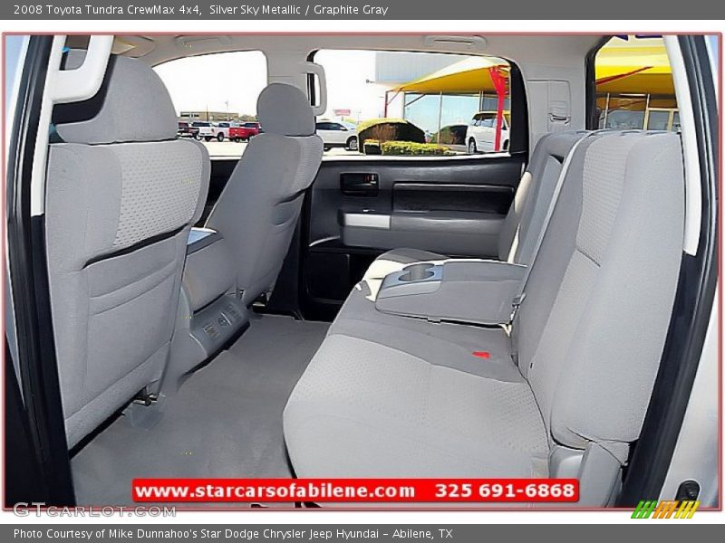 Silver Sky Metallic / Graphite Gray 2008 Toyota Tundra CrewMax 4x4