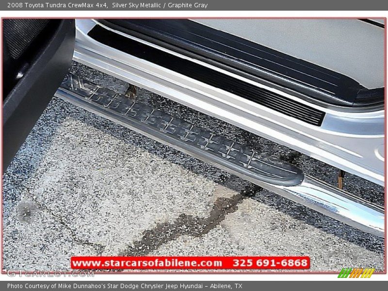 Silver Sky Metallic / Graphite Gray 2008 Toyota Tundra CrewMax 4x4