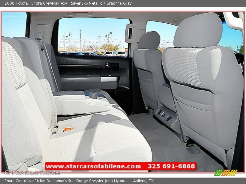 Silver Sky Metallic / Graphite Gray 2008 Toyota Tundra CrewMax 4x4
