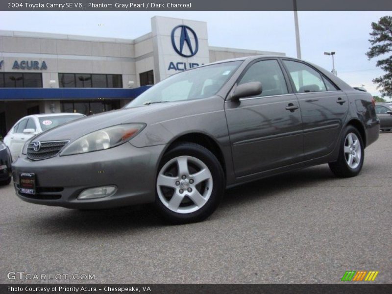 Phantom Gray Pearl / Dark Charcoal 2004 Toyota Camry SE V6