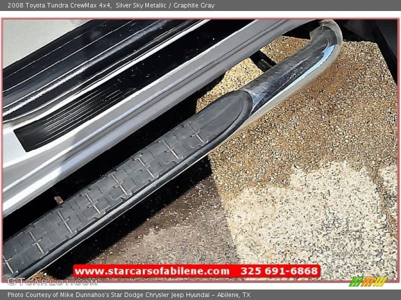 Silver Sky Metallic / Graphite Gray 2008 Toyota Tundra CrewMax 4x4