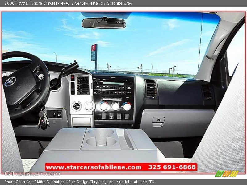 Silver Sky Metallic / Graphite Gray 2008 Toyota Tundra CrewMax 4x4