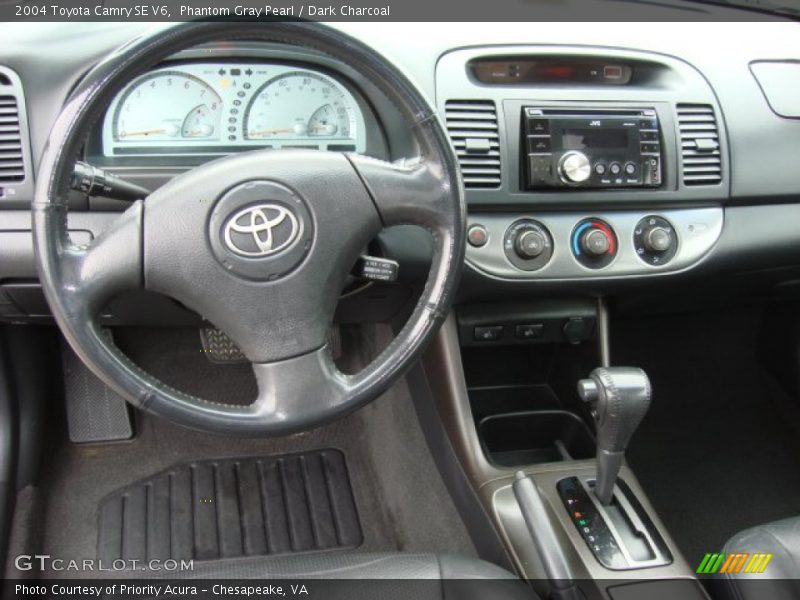 Phantom Gray Pearl / Dark Charcoal 2004 Toyota Camry SE V6