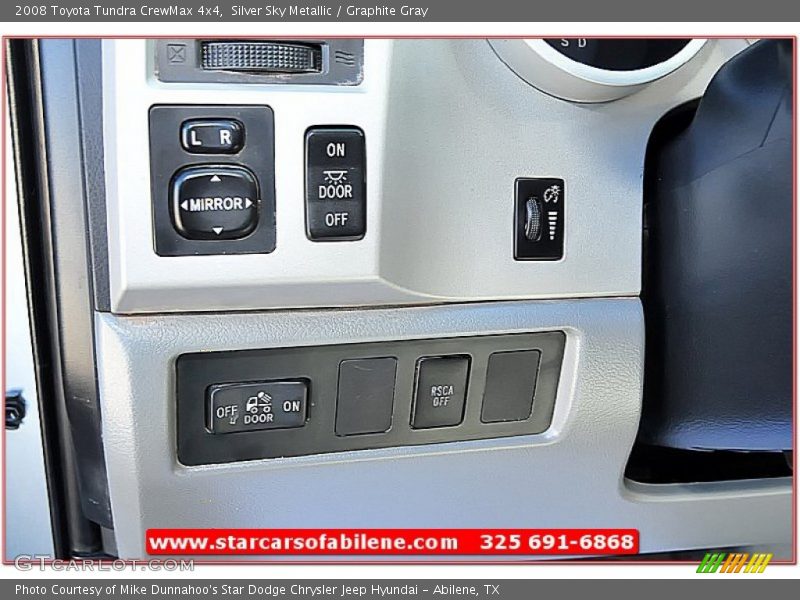 Silver Sky Metallic / Graphite Gray 2008 Toyota Tundra CrewMax 4x4