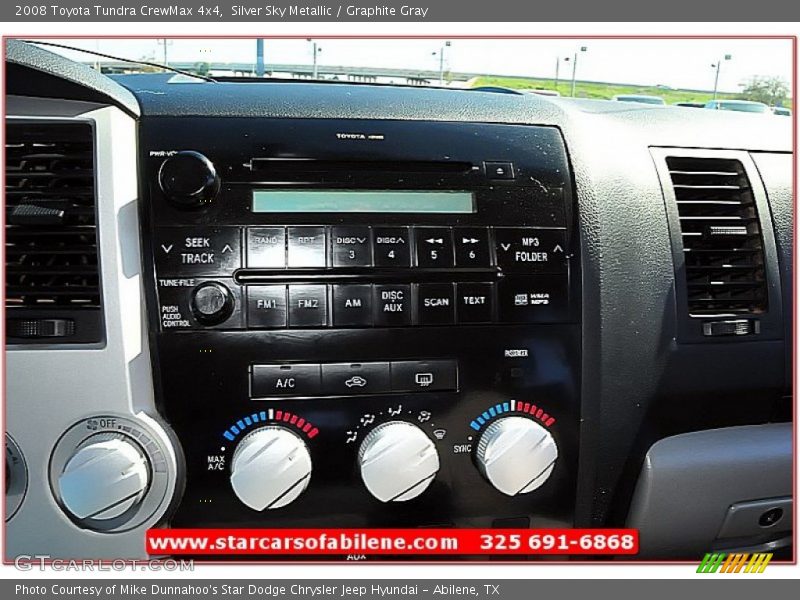 Silver Sky Metallic / Graphite Gray 2008 Toyota Tundra CrewMax 4x4