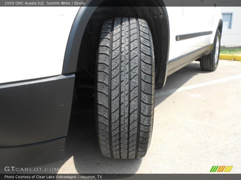 Summit White / Ebony 2009 GMC Acadia SLE